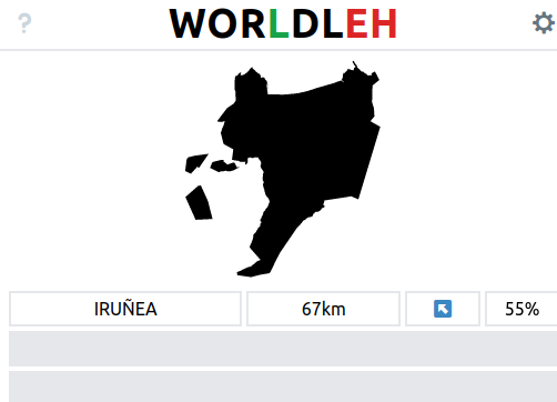 WORLDLEH: Geografia eta Wordle uztartzen dituen jokoa euskaratu dugu