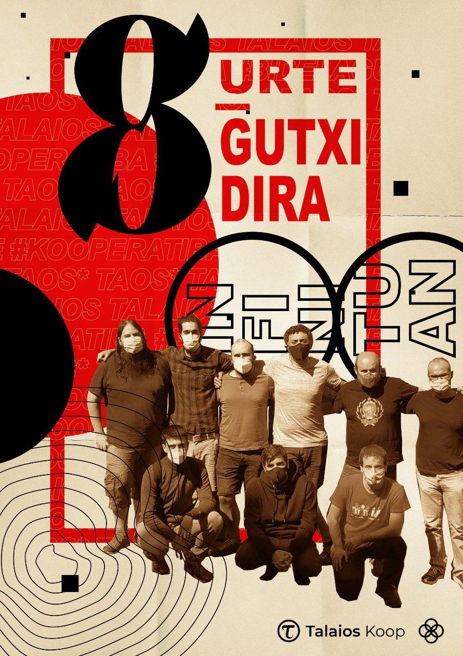 8 urte Talaios sortu genuela